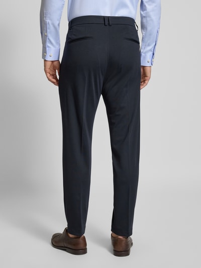 Cinque Stoffen broek met bandplooien, model 'Slato' Donkerblauw - 5