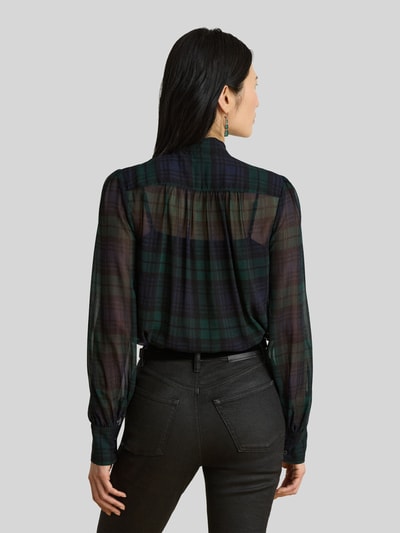 Lauren Ralph Lauren Loose Fit Langarmbluse mit Allover-Muster Black 6
