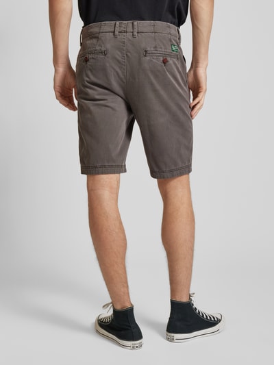 Superdry Regular Fit Chinoshorts mit seitlichen Eingrifftaschen Mittelgrau 5