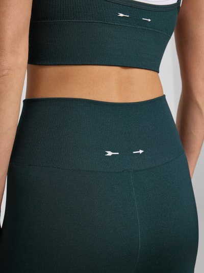 The Upside Regular fit legging met brede band Donkergroen - 2