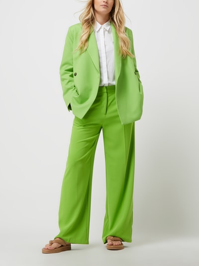 Selected Femme Relaxed fit blazer met stretch, model 'River' Lichtgroen - 1