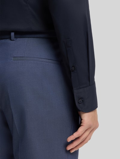 BOSS Slim Fit Businesshemd aus Stretch-Twill Modell 'P-HANK-KENT-C1-222' Marine 6