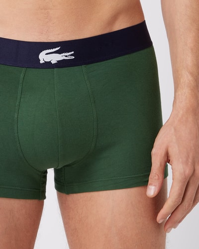 Lacoste Trunks mit Label-Detail im 3er-Pack Gruen 6