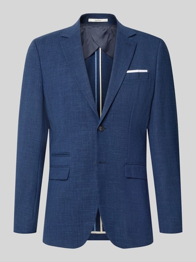 Selected Homme Marynarka garniturowa o kroju slim fit z dodatkiem wełny model ‘OASIS’ Granatowy 2