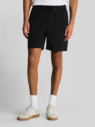 Tom Tailor Denim Relaxed Fit Sweatshorts mit Tunnelzug Black 4