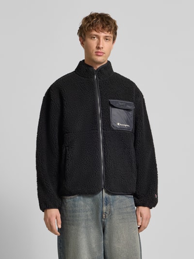 CHAMPION Sweatjacke aus Teddyfell Black 4