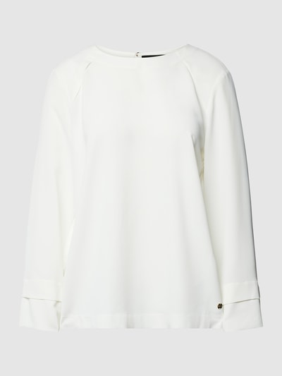 Marc Cain Blouseshirt met ronde hals Offwhite - 2