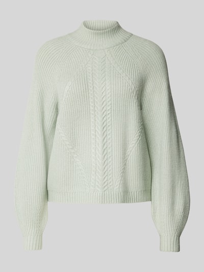 Only Regular Fit Strickpullover aus weichem Viskose-Mix Modell 'KATIA' Mint 1