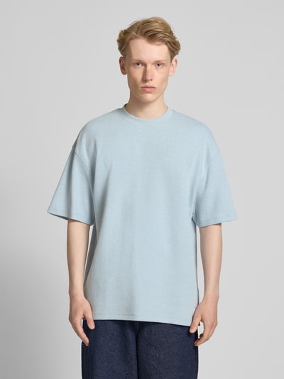 Hugo Blue Relaxed Fit T-Shirt mit Rundhalsausschnitt Hellblau 4
