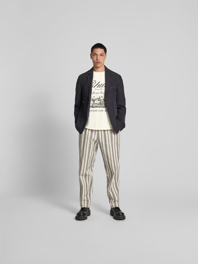 RHUDE T-Shirt mit Label-Print Weiss 1