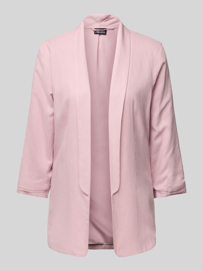 Pieces Regular Fit Blazer aus Viskose-Leinen-Mix Modell 'PIA BOSELLA' Rosa 2
