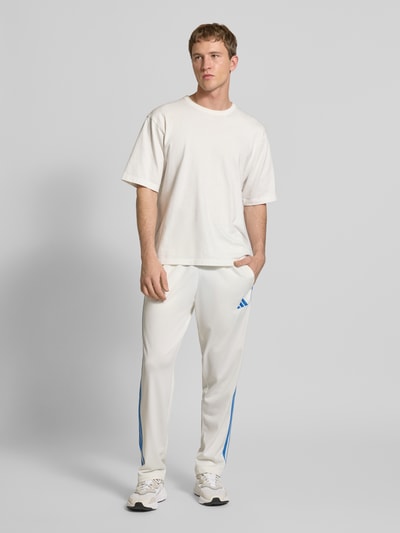 adidas Sportswear Straight Fit Sweatpants mit Logo-Stitching Offwhite 1