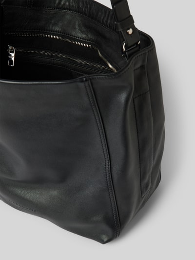 LIEBESKIND BERLIN Handtasche aus Leder mit Label-Detail Modell 'CHUDY' Black 5