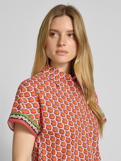 Marc Cain Regular Fit Bluse mit 1/2-Arm Koralle 3