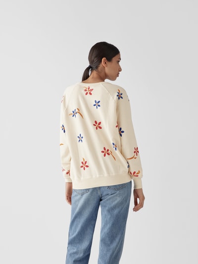 The Great Sweatshirt mit floralem Allover-Muster Blau 5