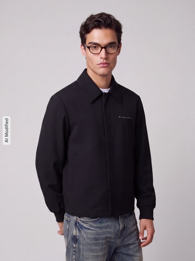 Don´t Waste Culture Blouson mit Viskose-Anteil Modell 'NAYA' Black 4