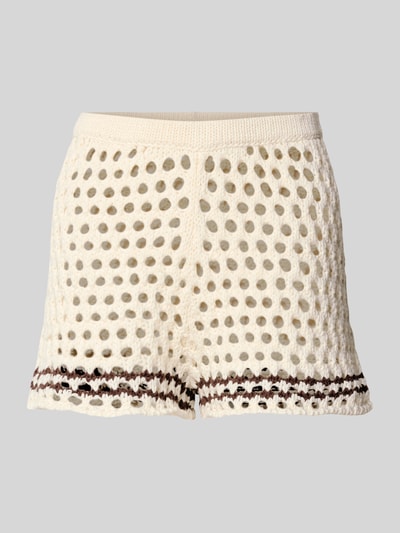 LeGer by Lena Gercke Shorts mit Lochstickerei Modell 'Laren' Offwhite 2