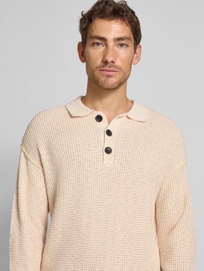 Scotch & Soda Strickpullover mit Leinen-Anteil Offwhite 3