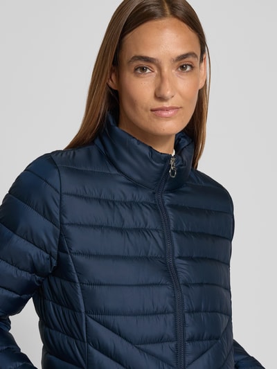 s.Oliver RED LABEL Kurtka pikowana o kroju slim fit ze stójką Granatowy 3