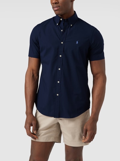 Polo Ralph Lauren Freizeithemd mit Label-Stitching Marine 4