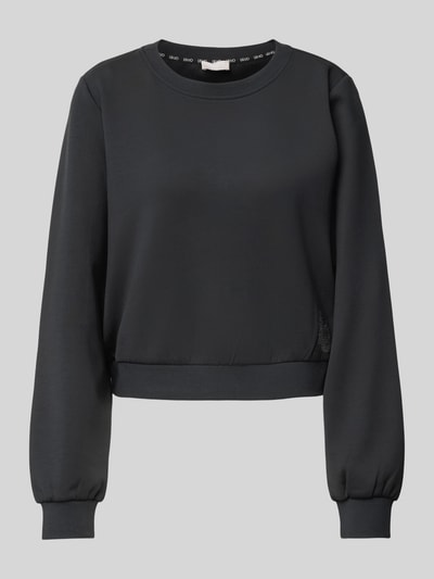 LIU JO SPORT Sweatshirt met strass-steentjes Zwart - 2