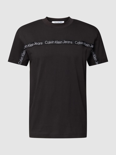 Calvin Klein Jeans T-Shirt mit Label-Detail Black 2