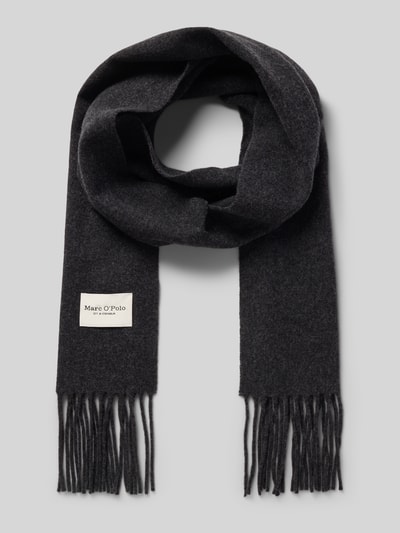 Marc O'Polo Schal aus reiner Schurwolle  Dunkelgrau 1