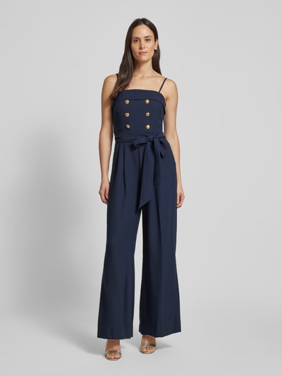 Lauren Ralph Lauren Jumpsuit mit Zierknöpfen Modell 'JAYETTE' Dunkelblau 1