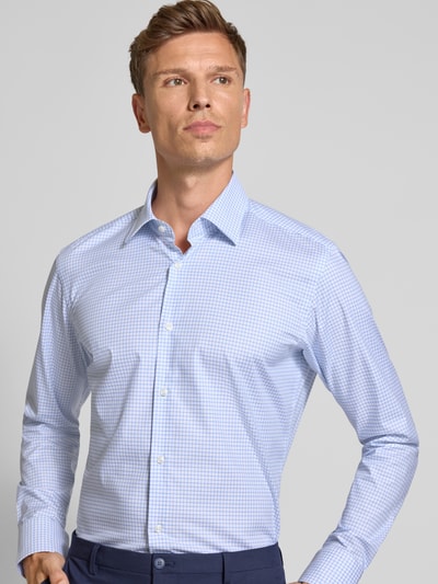 BOSS Regular fit zakelijk overhemd van premium materiaal, model 'JOE' Bleu - 3