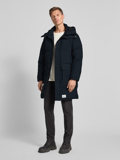 khujo Gewatteerd jack met capuchon, model 'WINER' Marineblauw - 1