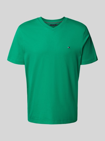 Tommy Hilfiger Regular fit T-shirt van puur katoen Groen - 2