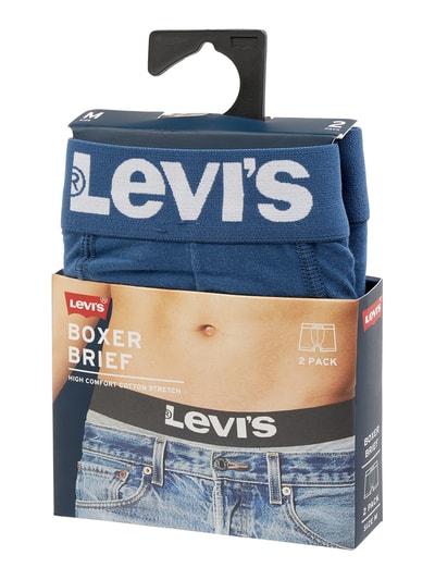 Levi's® Boxershort met stretch in set van 2 Blauw - 2