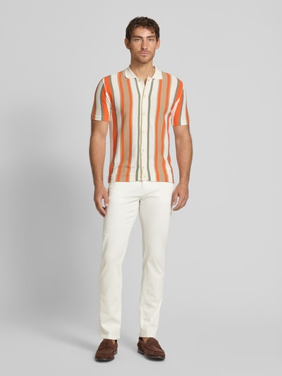 Pierre Cardin Tapered Fit Jeans im 5-Pocket-Design Modell 'Lyon' Offwhite 1