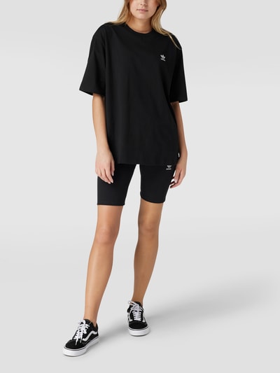 adidas Originals Oversized T-Shirt mit Label-Print Black 1