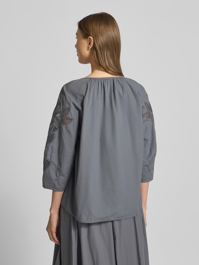 Luisa Cerano Relaxed Fit Bluse mit 3/4-Arm Graphit 5