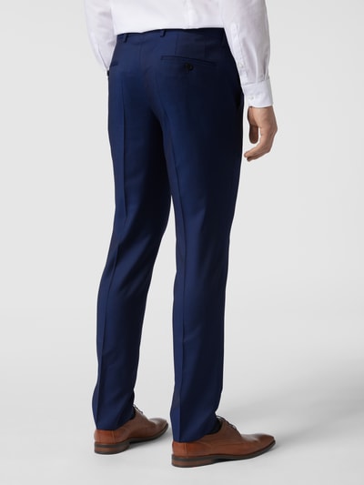 BOSS Pantalon van scheerwol, model 'Genius' Koningsblauw - 5