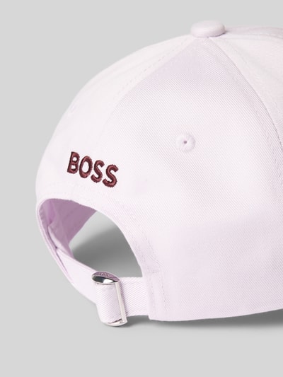 Produktfoto, Basecap aus reiner Baumwolle Modell 'LETTYE-SL' von BOSS Orange, Optik: Unifarben, Stickerei, verstellbarer Riegel, Materialverarbeitung: Twill