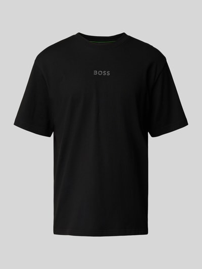 BOSS Green Relaxed Fit T-Shirt aus reiner Baumwolle Black 2