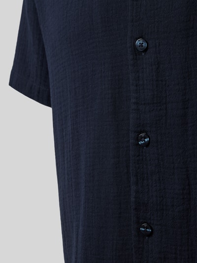 Emporio Armani Pyjama-Oberteil mit Resortkragen Marine 2