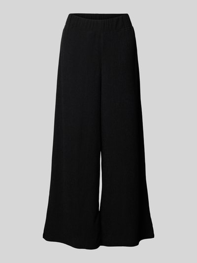 Betty Barclay Wide leg stoffen broek met structuurmotief Zwart - 2