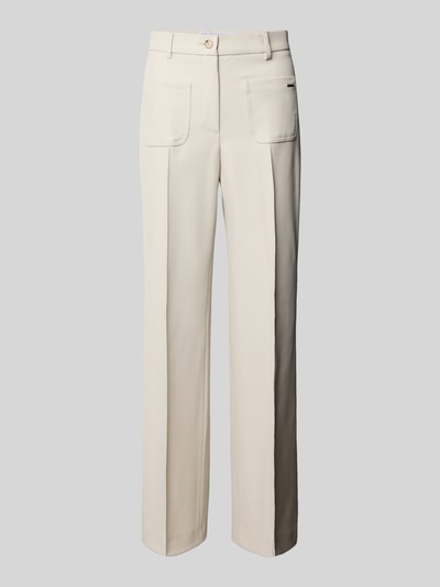 Raffaello Rossi Straight Fit Bundfaltenhose aus Viskose-Mix Modell 'MILEY' Sand 2