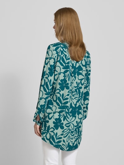 Christian Berg Woman Blusenshirt in Überlänge Helltuerkis 5