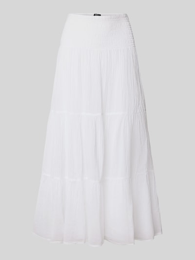 Gina Tricot Maxirock im Stufen-Look mit elastischem Bund Weiss 2