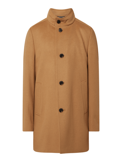 JOOP! Collection Kurzmantel aus Wollmischung Modell 'Faron' Camel 2