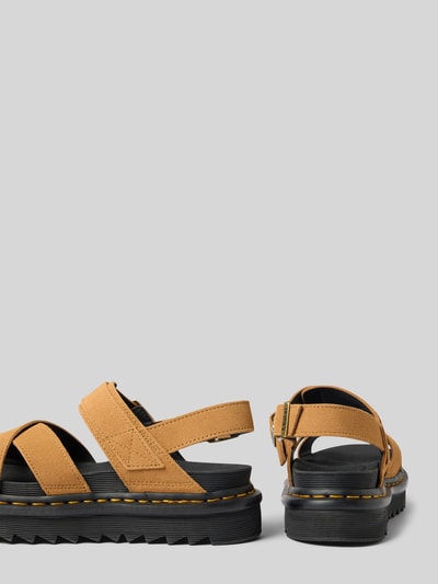 Dr. Martens Sandalen met doornsluitingen, model 'VOSS II' Cognac - 2
