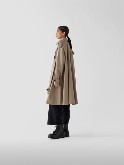 MM6 Maison Margiela Trenchcoat mit Ärmel-Applikationen Stein 4