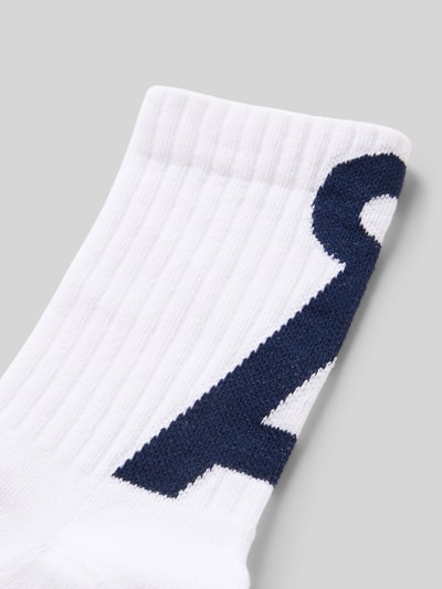 Armedangels Socken aus Baumwoll-Mix Modell 'SAAMUS SHORT' Weiss 2