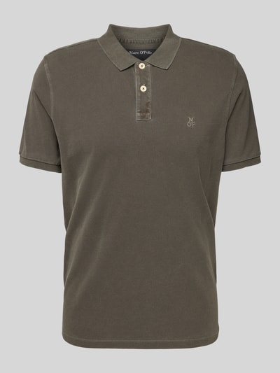 Marc O'Polo Regular Fit Poloshirt aus reiner Baumwolle Oliv 2