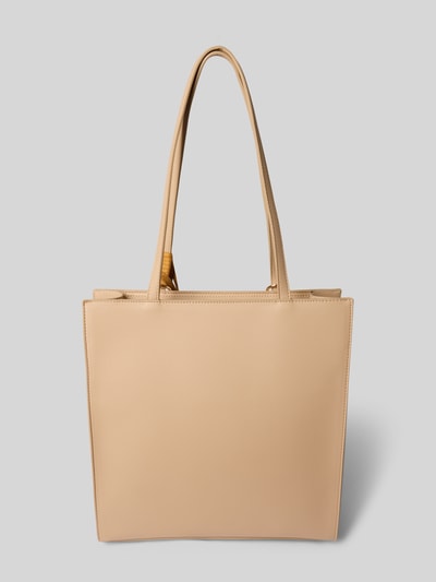 Seidenfelt Shopper met hanger, model 'Lyby' Beige - 4