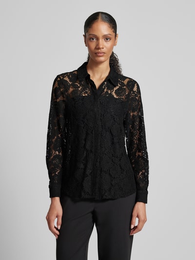 B.Young Regular fit overhemdblouse met structuurmotief, model 'GILACE' Zwart - 4